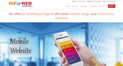 Desktop Screenshot of infowebtechnologies.com